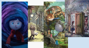 Inspiration for "Midsummer". Coraline, Where the Wild Things Are, My Neighbor Totoro, and the Chronicles of Narnia.